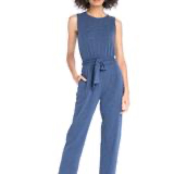 NWT Synergy Organic Clothing Dot Avenue Jumpsuit Taupe - Picture 3 of 3